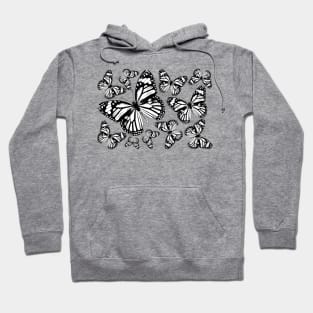 Monarch Butterflies | Monarch Butterfly | Vintage Butterflies | Butterfly Patterns | Black and White | Hoodie